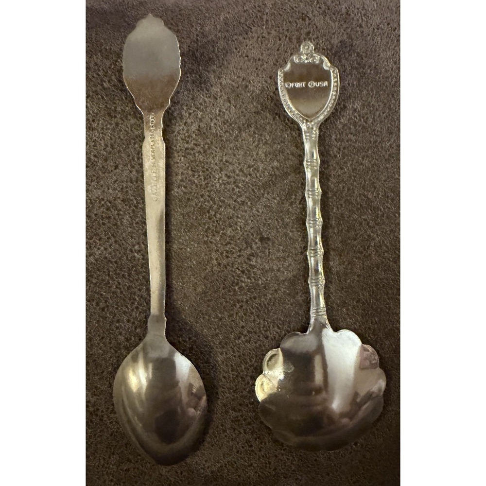 Vintage Lot 14 Collectible Spoons Souvenir Silver Plated 3.75"-5" - Picture 11 of 11